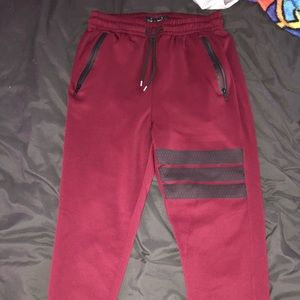 Men’s Maroon Joggers - Lightly Used